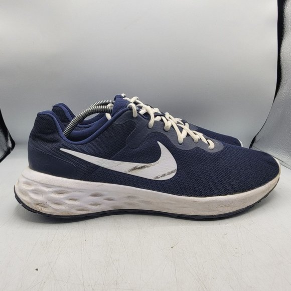 Nike Revolution 6 Next Nature Mens 12 Midnight Blue Athletic Shoes DC3728-401 - Picture 7 of 13
